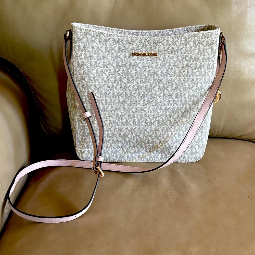 Michael Kors Beige Crossbody Bag